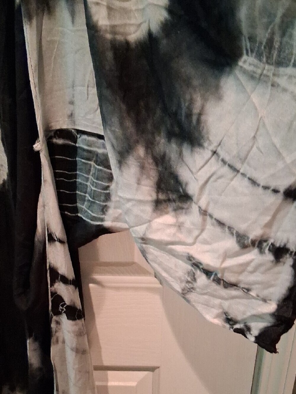 Free People Black And White Swim Coverup Kimono - Picture 3 of 9